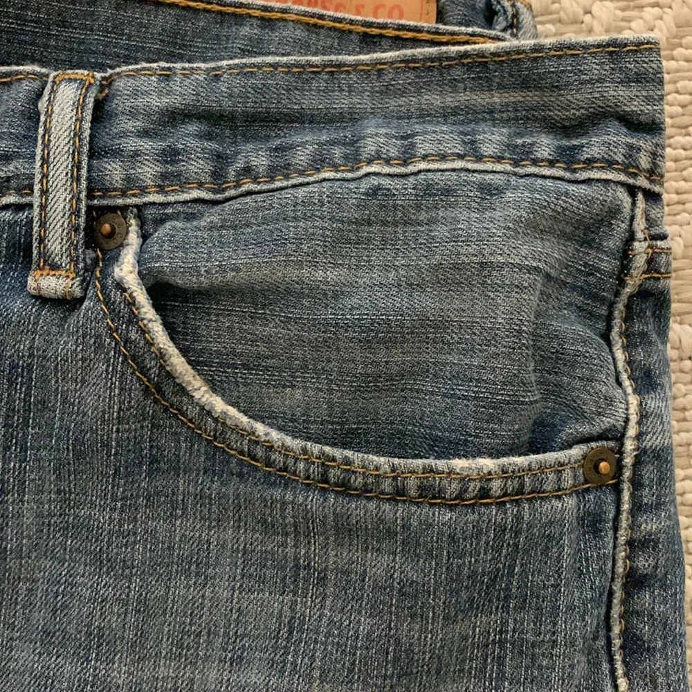 Levi’s 505 Denim Jeans 34 X 30, Red Tag, Button & Zip, See Pics & Description - Picture 7 of 16